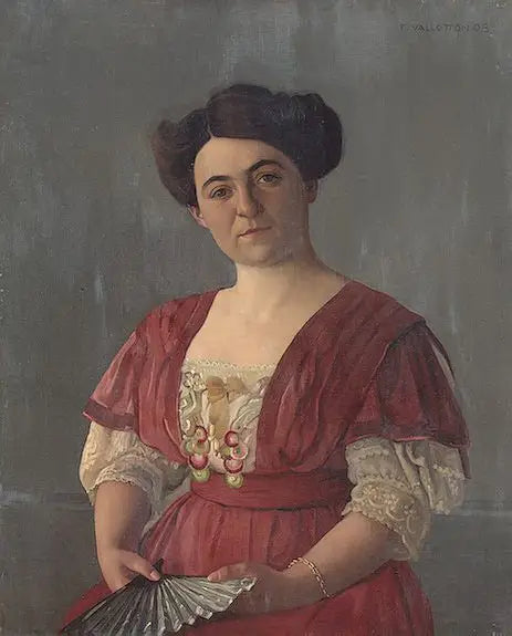 Retrato de la Sra. Haasen - Félix Vallotton