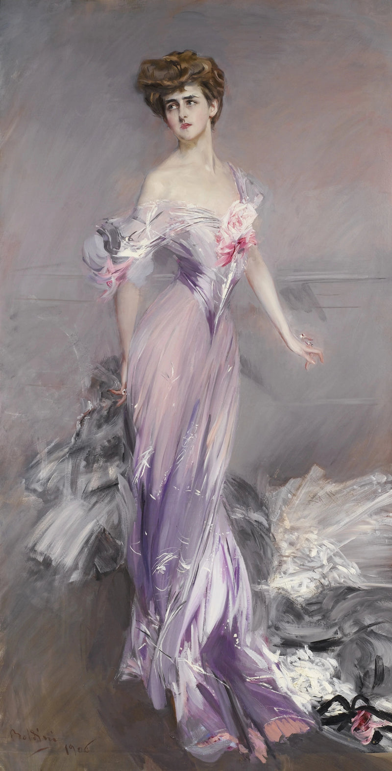 Retrato de la Sra. Howard Johnston - Giovanni Boldini