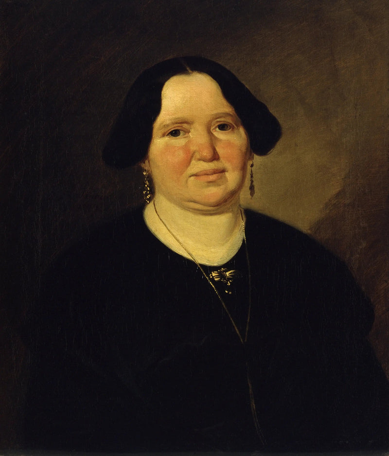 Retrato de la Sra. Müller - Ludwig Knaus