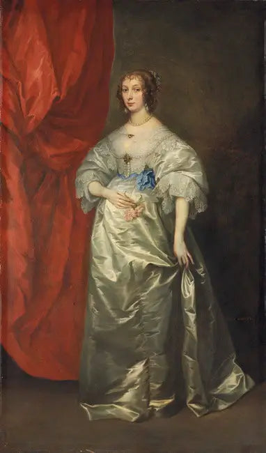 Retrato de la señora Oliver St. John, más tarde Lady Poulett - Antoine van Dyck