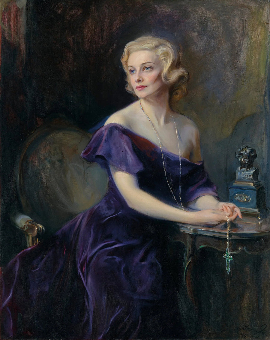 Retrato de la señora Philip Astley, de soltera Madeleine Carroll - Philip de Laszlo