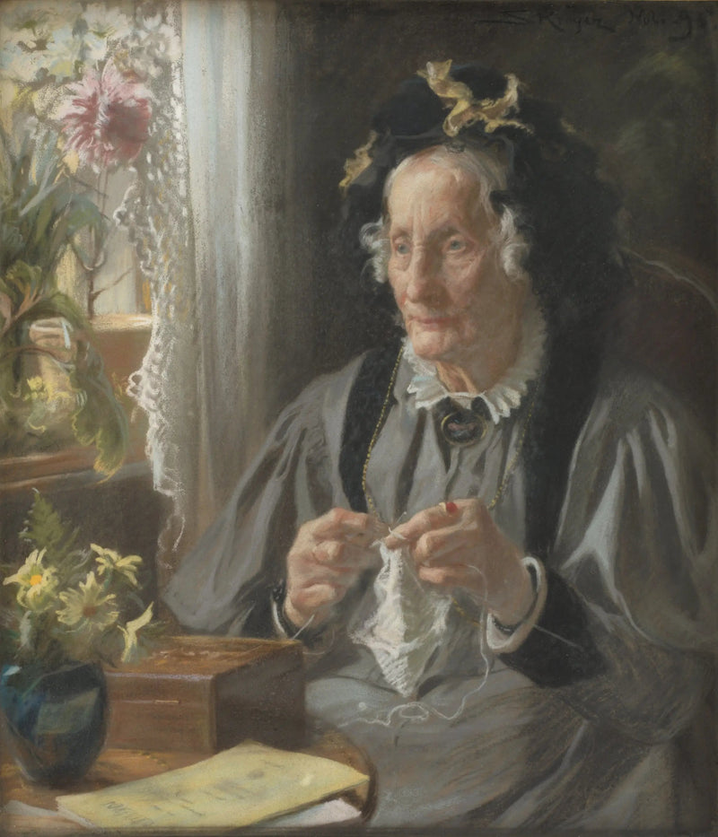 Retrato de la Sra. S. A. Casse, nacida Engelbreth - Peder Severin Krøyer