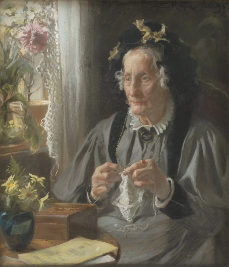 Retrato de la Sra. S. A. Casse, nacida Engelbreth - Peder Severin Krøyer