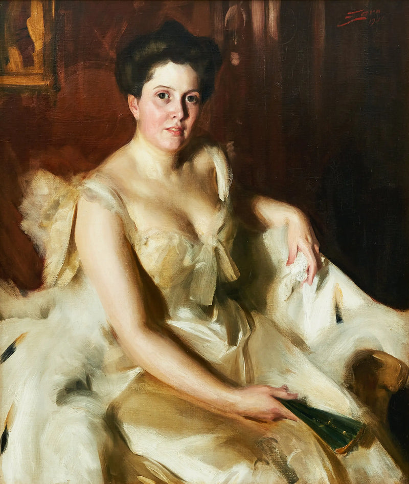 Retrato de la Sra. de Ver Warner - Anders Zorn