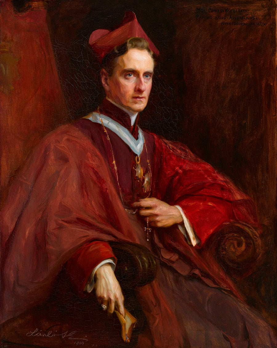 Retrato de Monseñor Conde Vay de Vaya, Protonotoire Apostolicus - Philip de La��szlo��