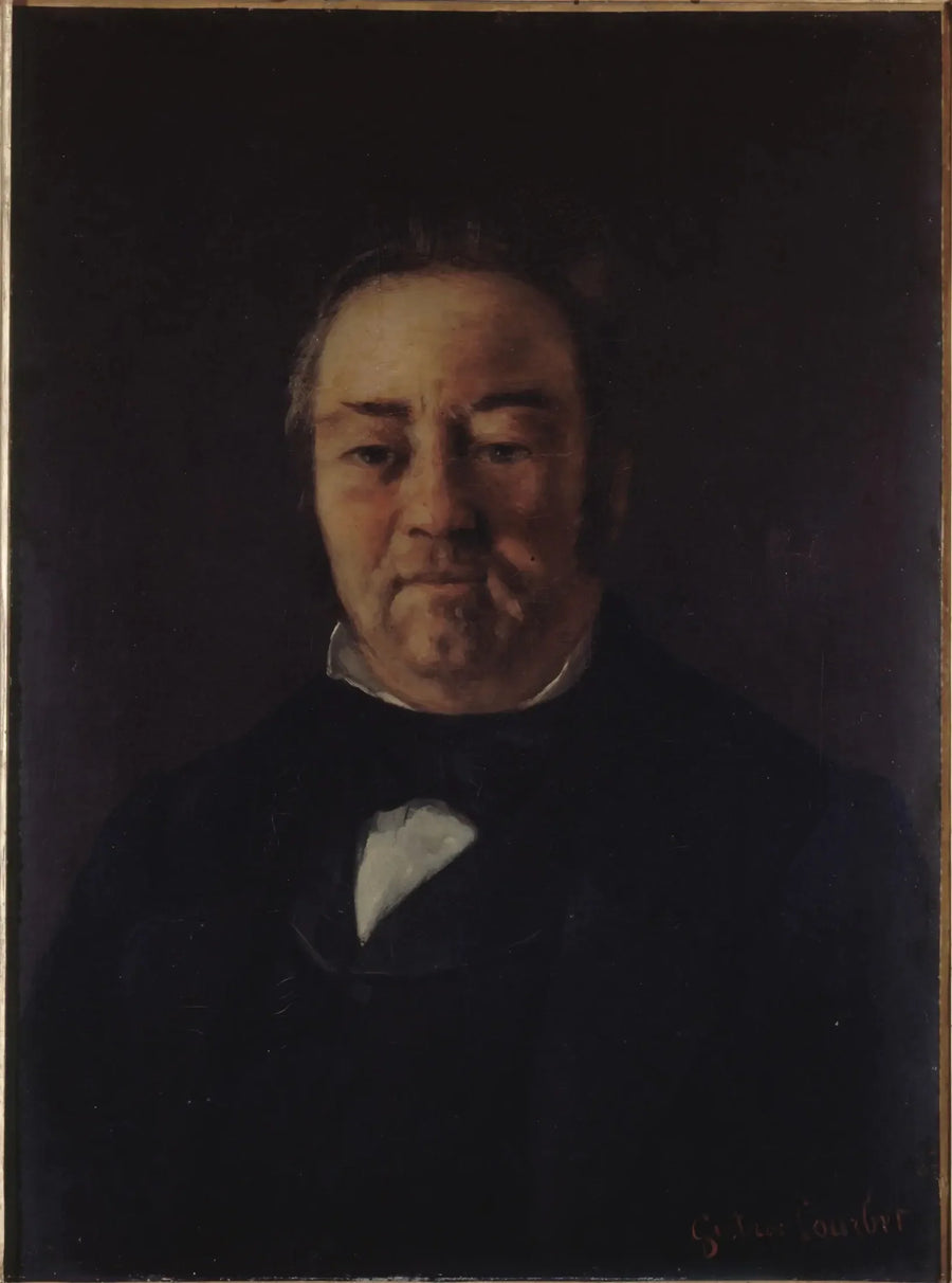 Retrato del señor Corbinaud - Gustave Courbet