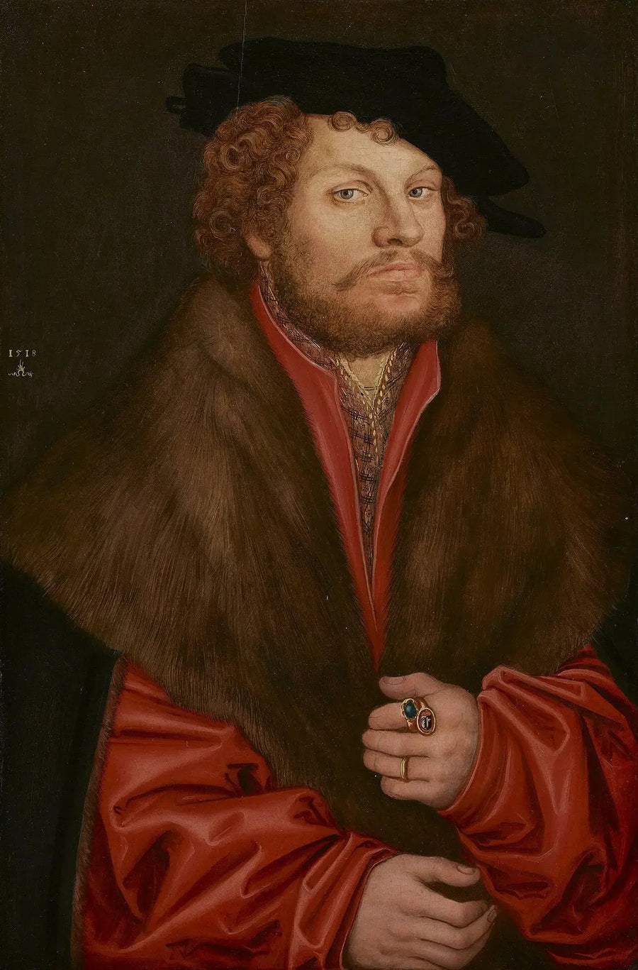 Retrato de Moritz Buchner - Lucas Cranach el Viejo