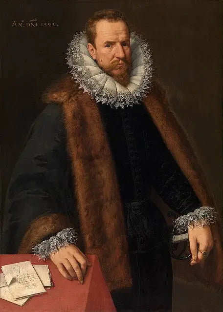 Portrait de Nicolas de Hellincx, conseiller du roi - Frans Pourbus the Younger image 1 copie de tableau peinte à la main