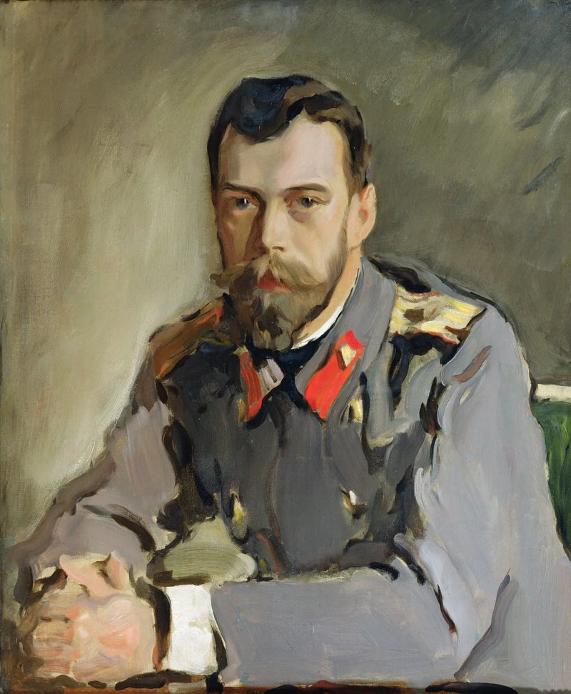 Retrato de Nicolás II - Valentin Serov
