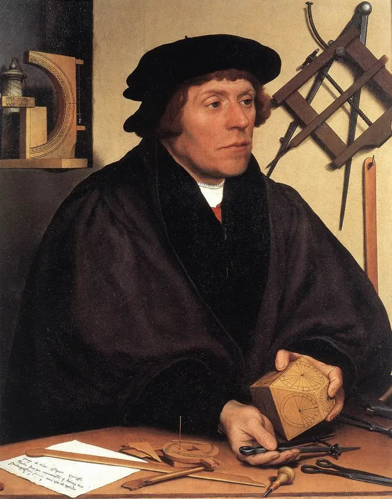 Retrato de Nicolás Kratzer - Hans Holbein el Joven