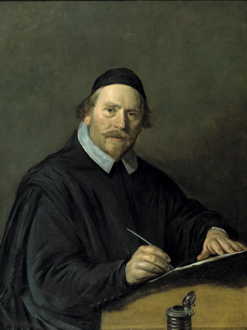 Retrato de Nicolás Sténius (1605-1670) - Frans Hals