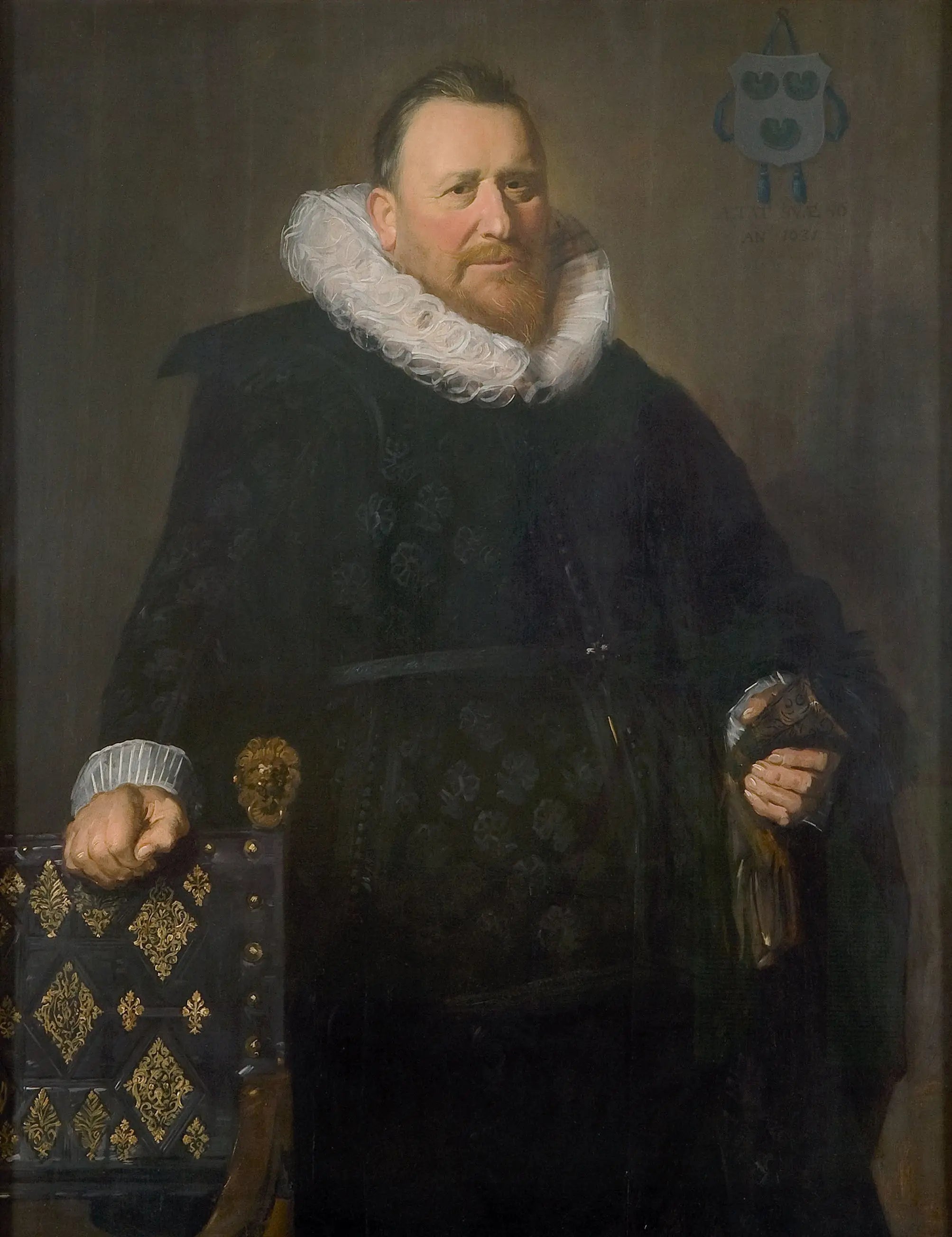 Portrait de Nicolas van der Meer (1574- ) - Frans Hals image 1 reproduction de peinture à l’huile