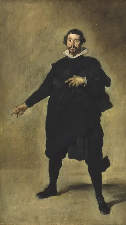 Retrato de Pablillos de Valladolid, bufón de Felipe IV - Édouard Manet