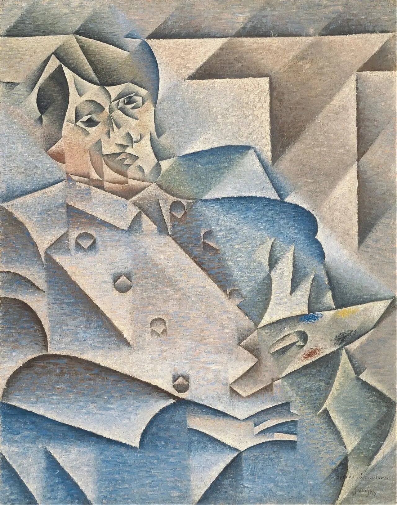 Portrait de Pablo Picasso - Juan Gris - Alpha Reproduction