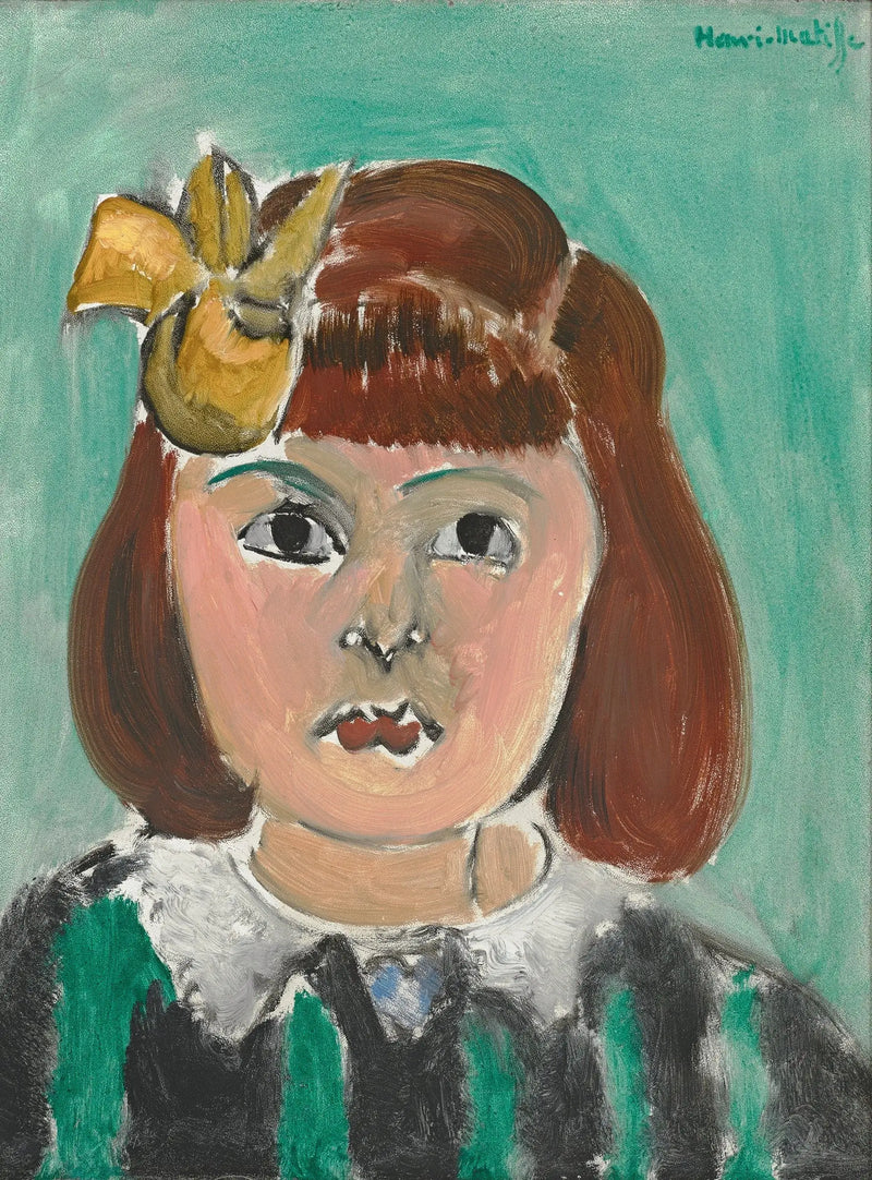 Retrato de niña pequeña - Henri Matisse