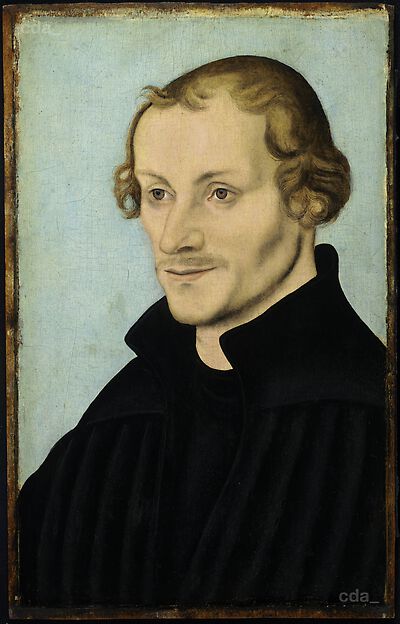 Retrato de Philipp Melanchthon (1497-1560) - Lucas Cranach el Viejo