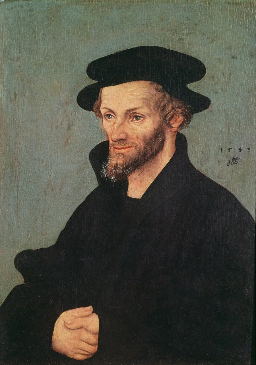 Retrato de Philipp Melanchton - Lucas Cranach el Viejo