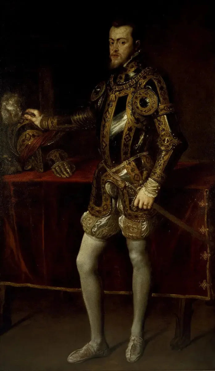 Retrato de Felipe II de España - Peter Paul Rubens