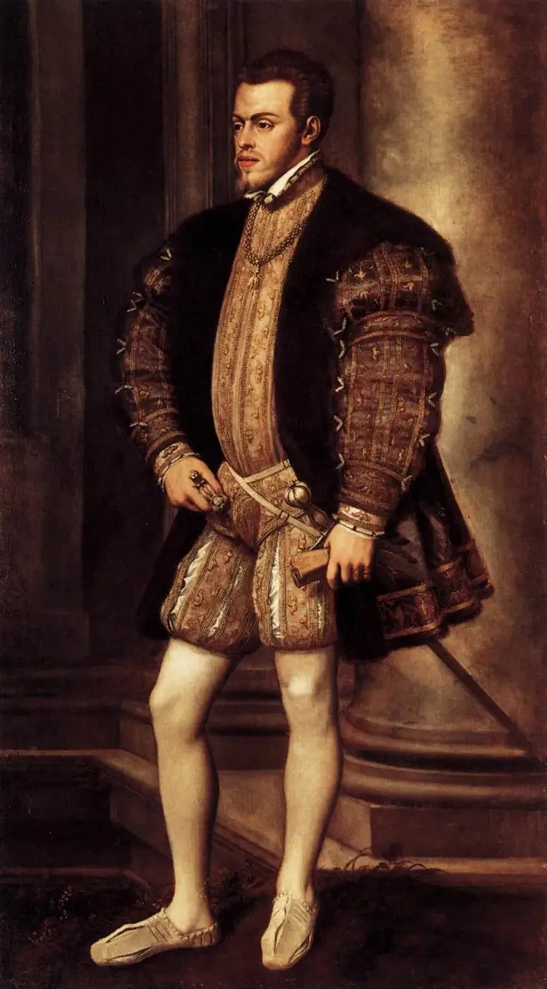 Retrato de Felipe II de España - Tiziano
