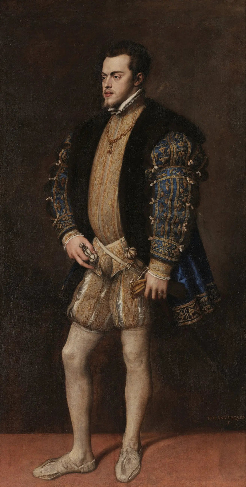 Retrato de Felipe II - Tiziano