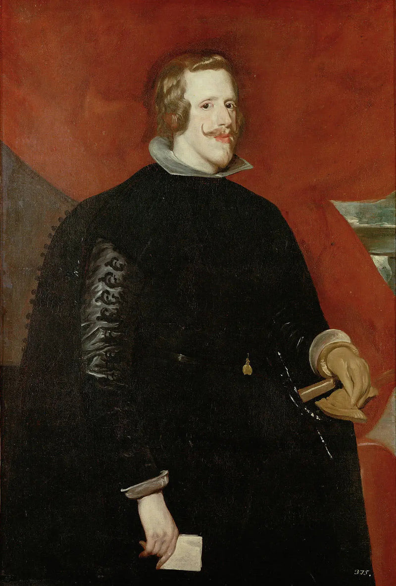 Retrato de Felipe IV de España, en tres cuartos - Diego Velázquez