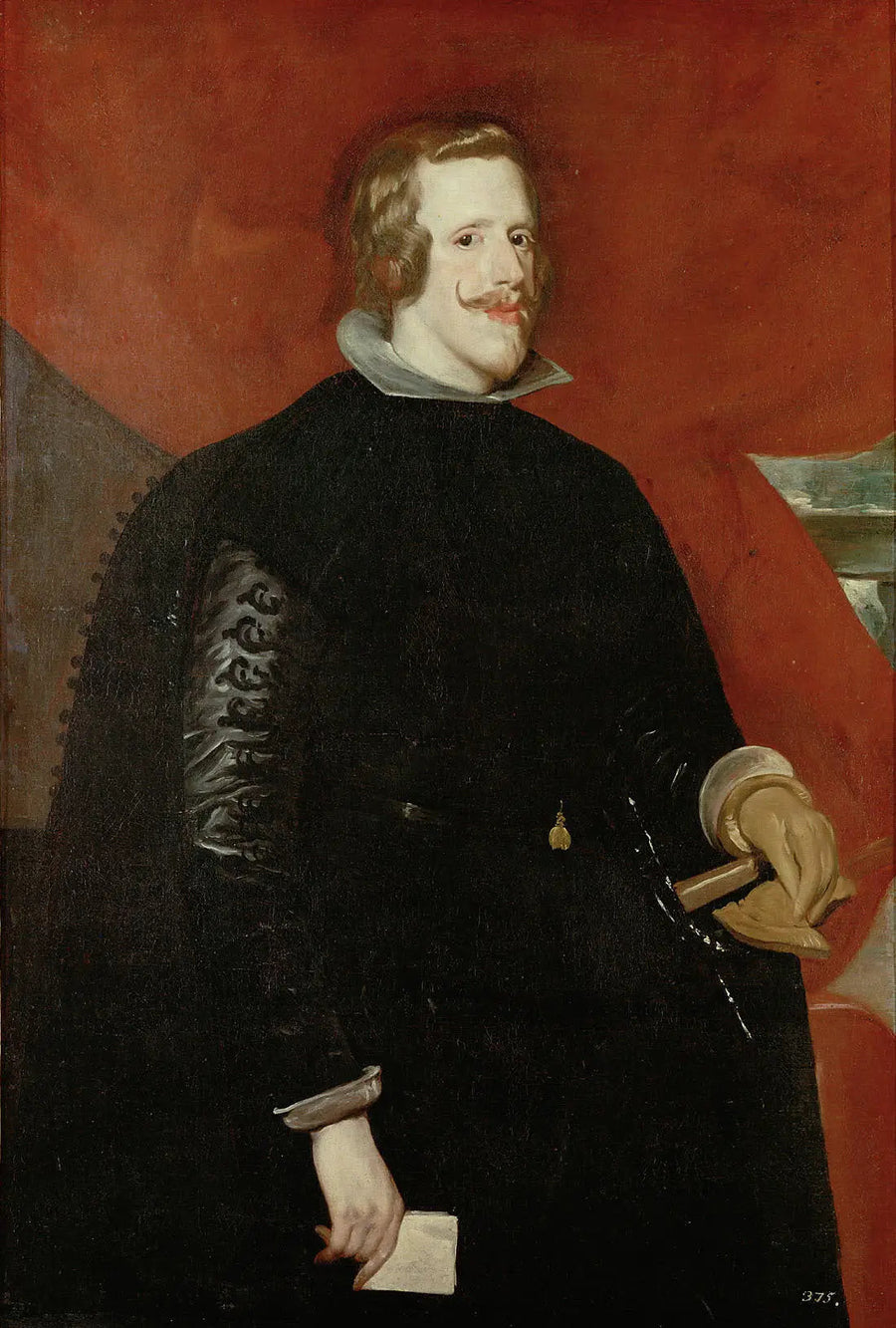 Retrato de Felipe IV de España, en tres cuartos - Diego Velázquez