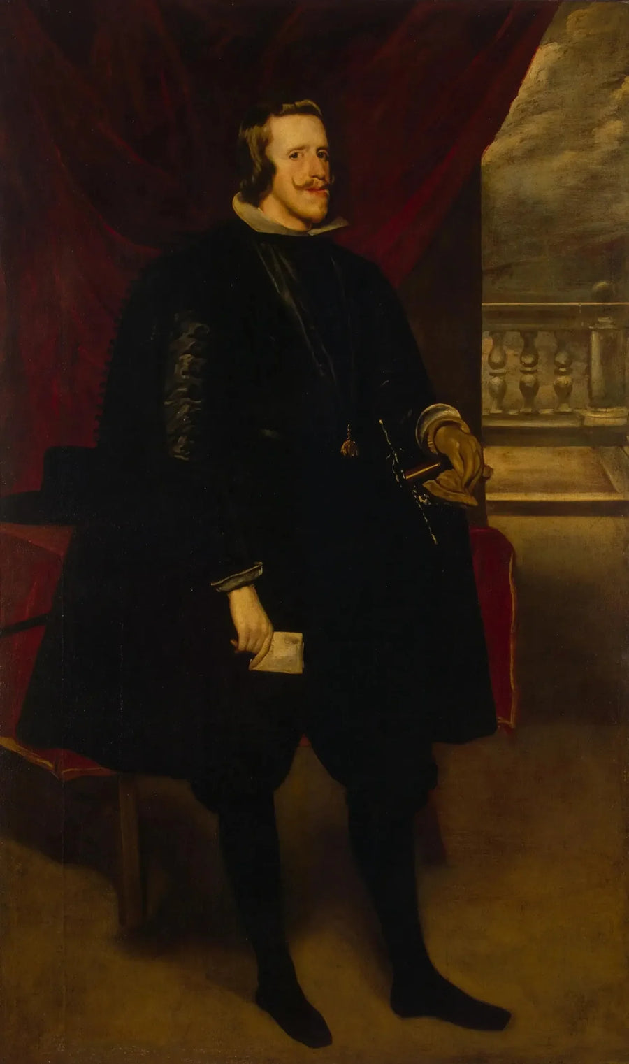 Retrato de Felipe IV, rey de España - Diego Velázquez