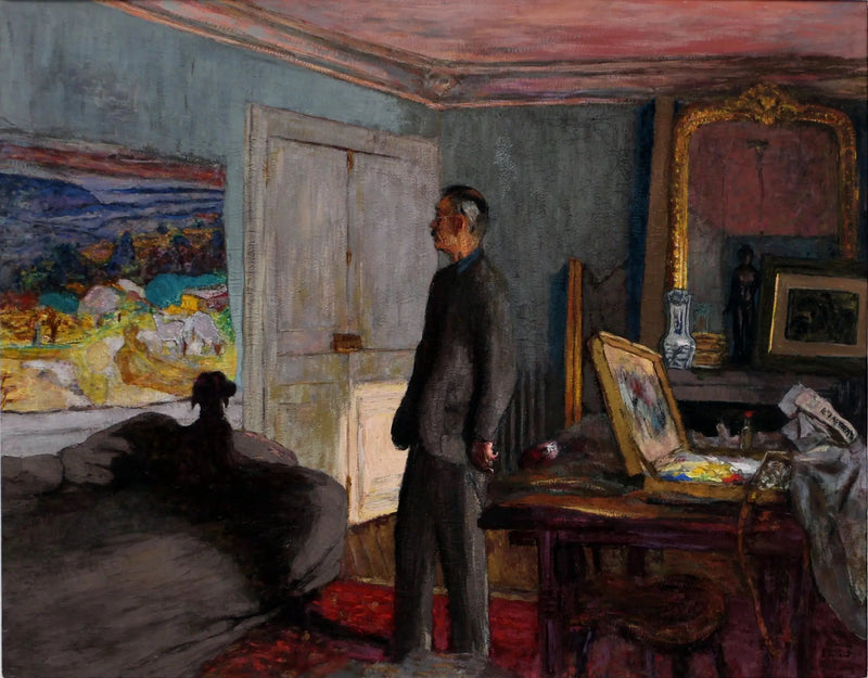 Retrato de Pierre Bonnard - Édouard Vuillard