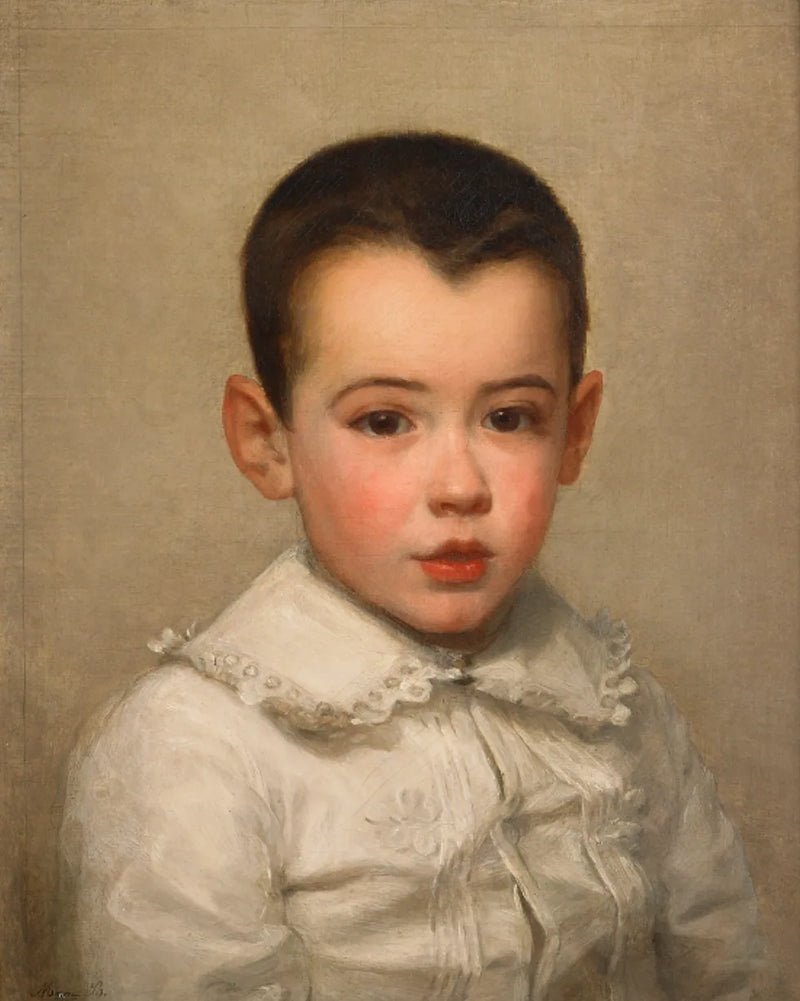 Retrato de Pierre Bracquemond niño - Marie Bracquemond