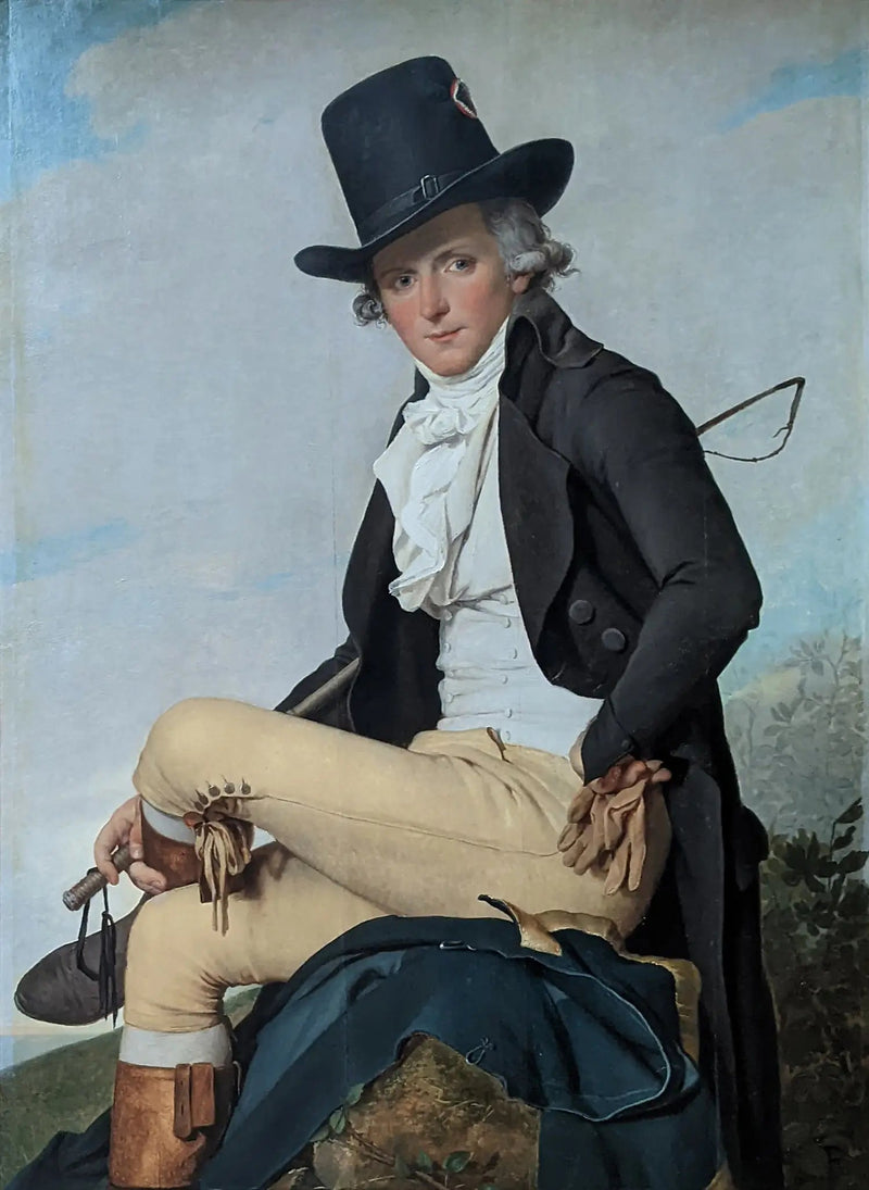 Retrato de Pierre Sériziat - Jacques-Louis David