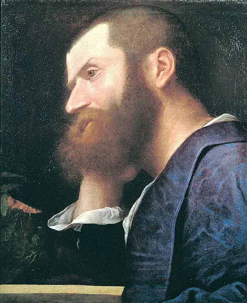Portrait de Pietro Aretino - Titian image 1 reproduction réalisée par Alpha Reproduction