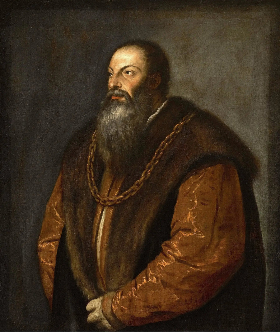 Retrato de Pietro Aretino - Tiziano