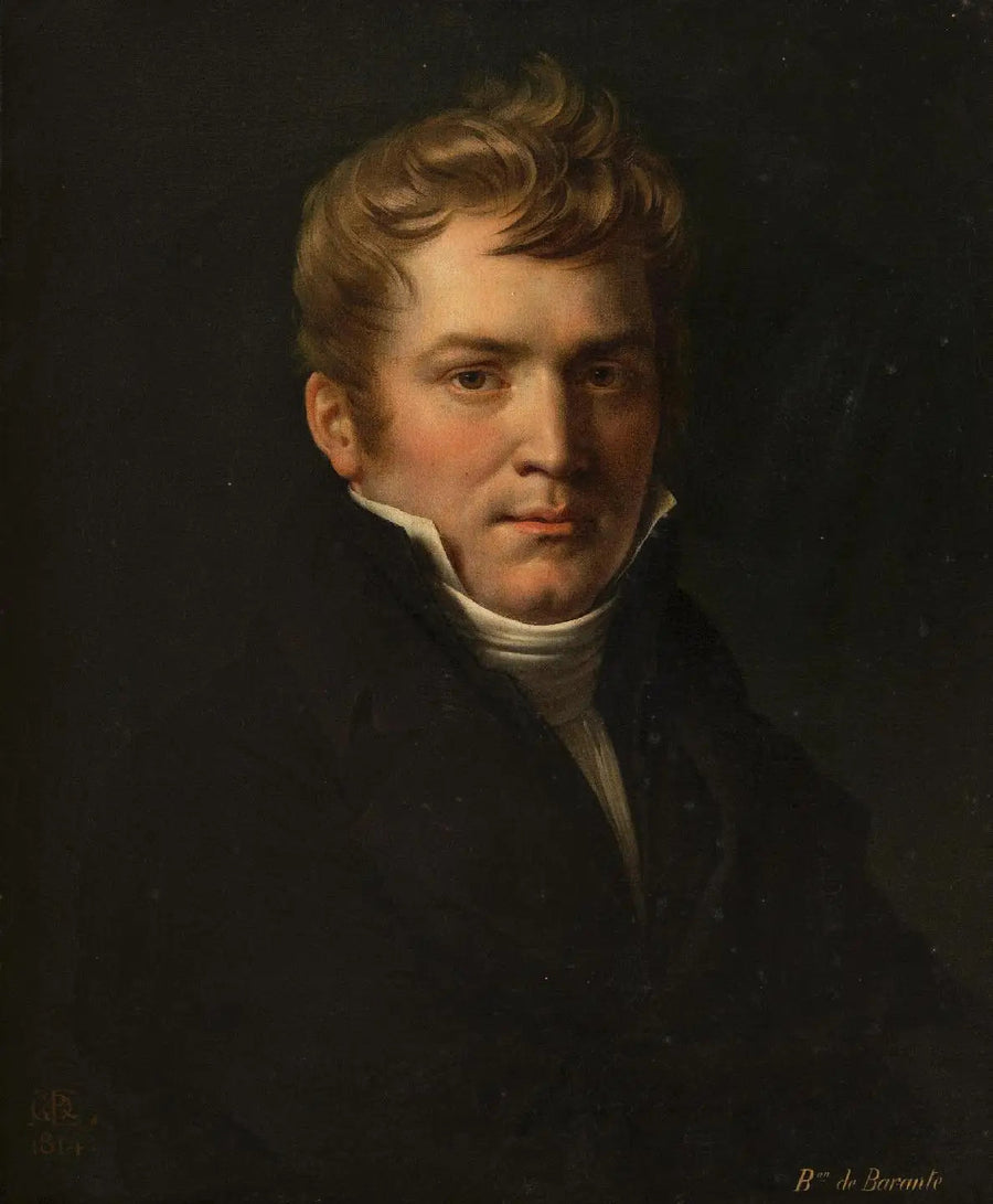 Retrato de Prosper de Barante - Anne-Louis Girodet