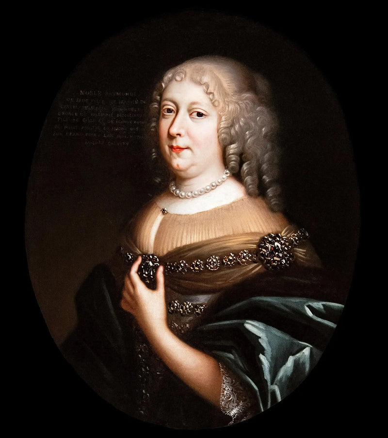 Retrato de Raymonde de Sade - Pierre Mignard