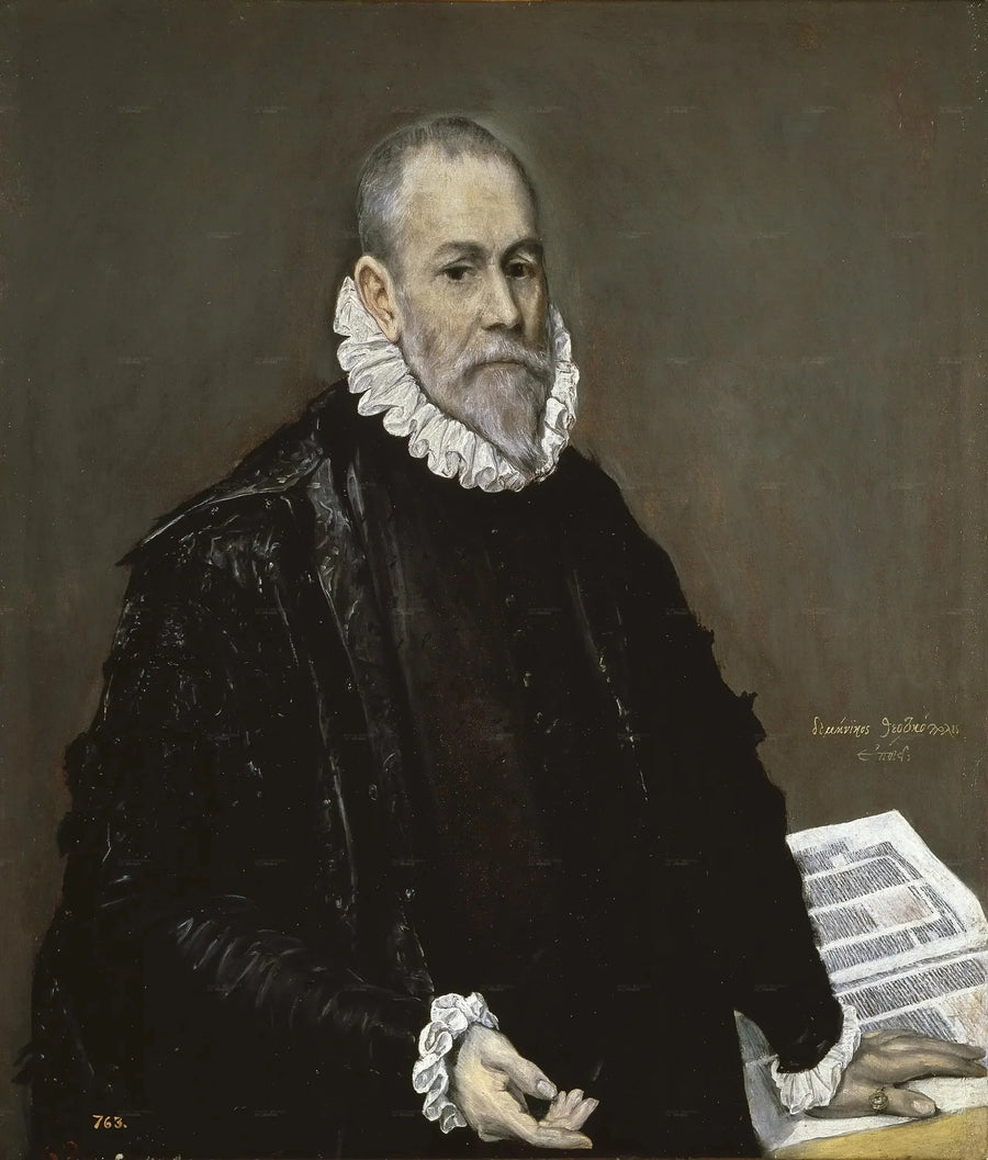 Retrato de Rodrigo de la Fuente - El Greco