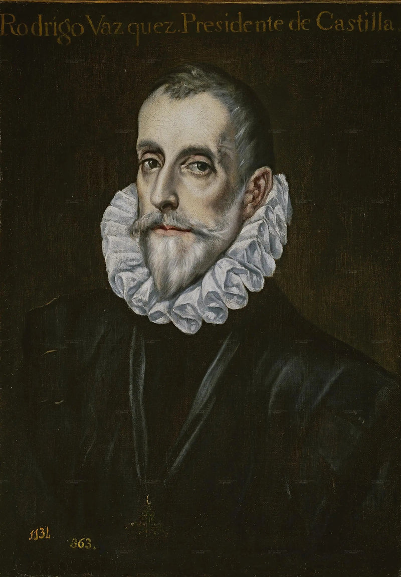 Retrato de Rodrigo Vázquez de Arce - El Greco