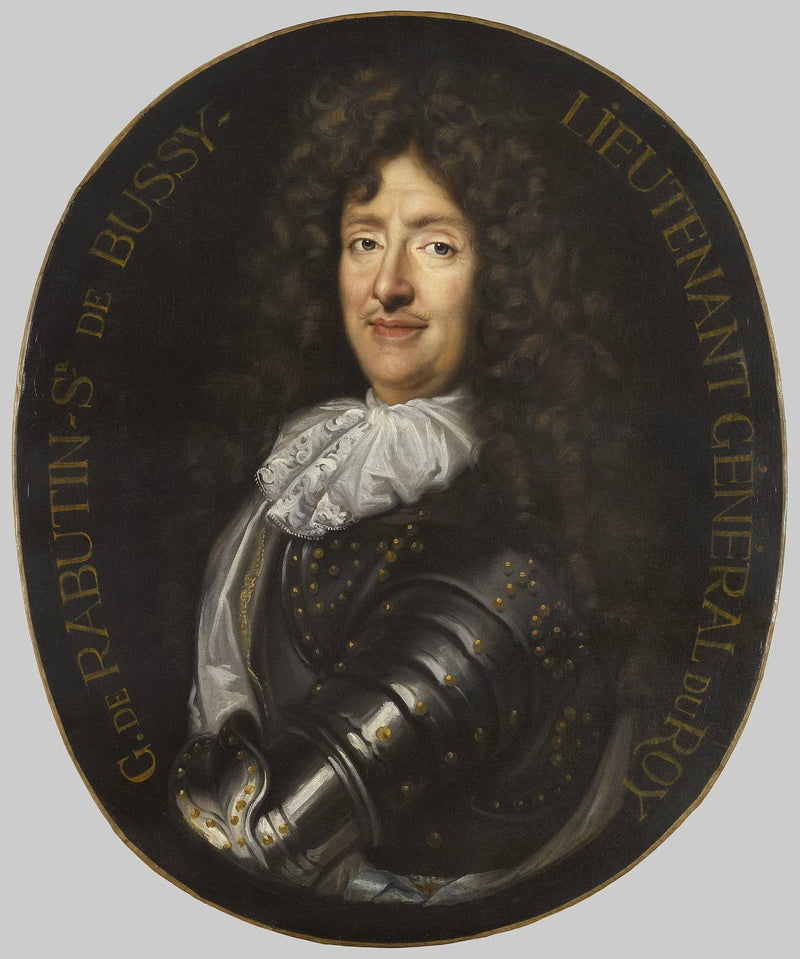 retrato de Roger de Rabutin - Claude Lefèbvre