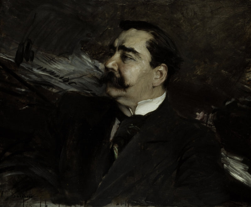Retrato de Ruggiero Leoncavallo, 1858-1919 - Giovanni Boldini