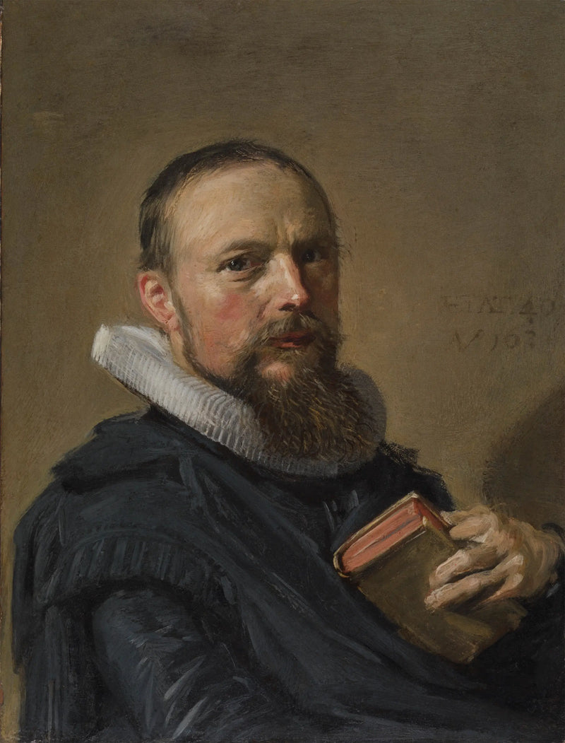 Retrato de Samuel Ampzing (1590-1632) - Frans Hals