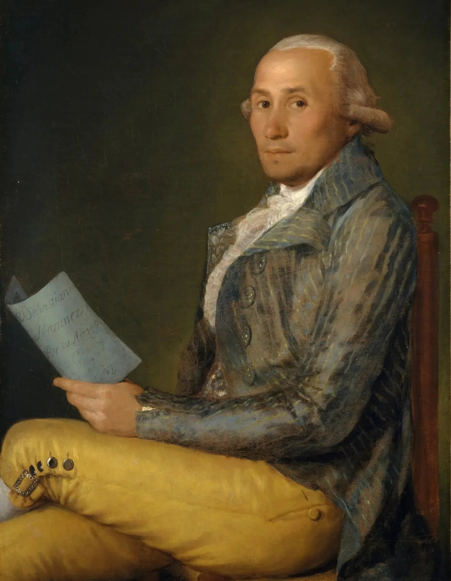 Retrato de Sebastián Martínez y Pérez - Francisco de Goya