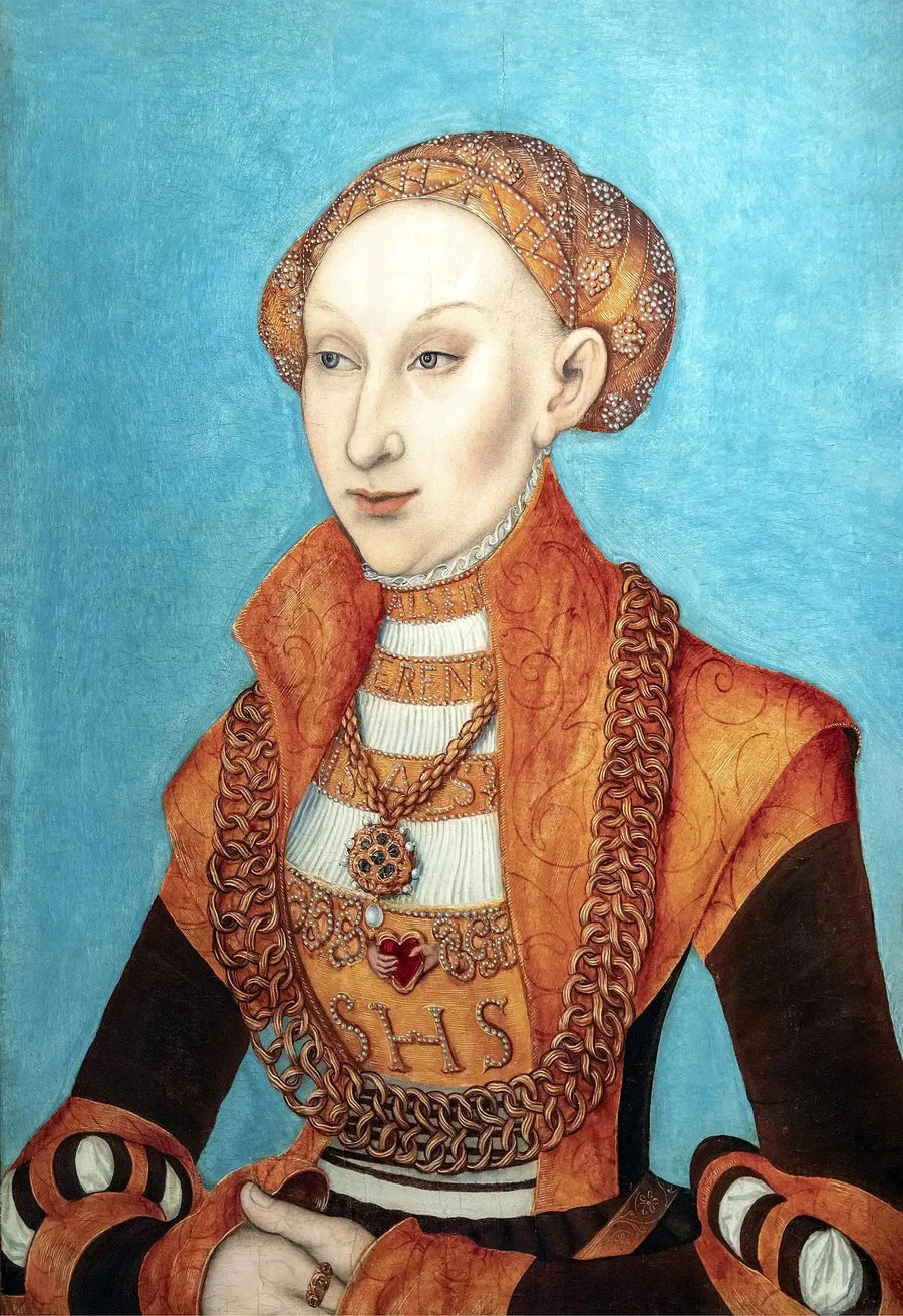 Retrato de Sibila de Cleves, electora de Sajonia - Lucas Cranach el Viejo