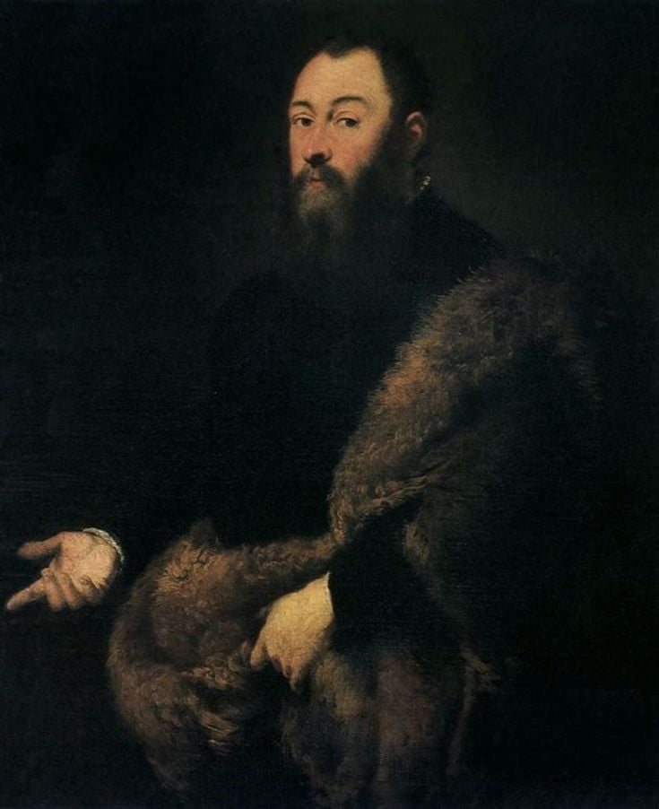 Retrato de Segismundo II Augusto (1520–1572) - Jacopo Tintoretto