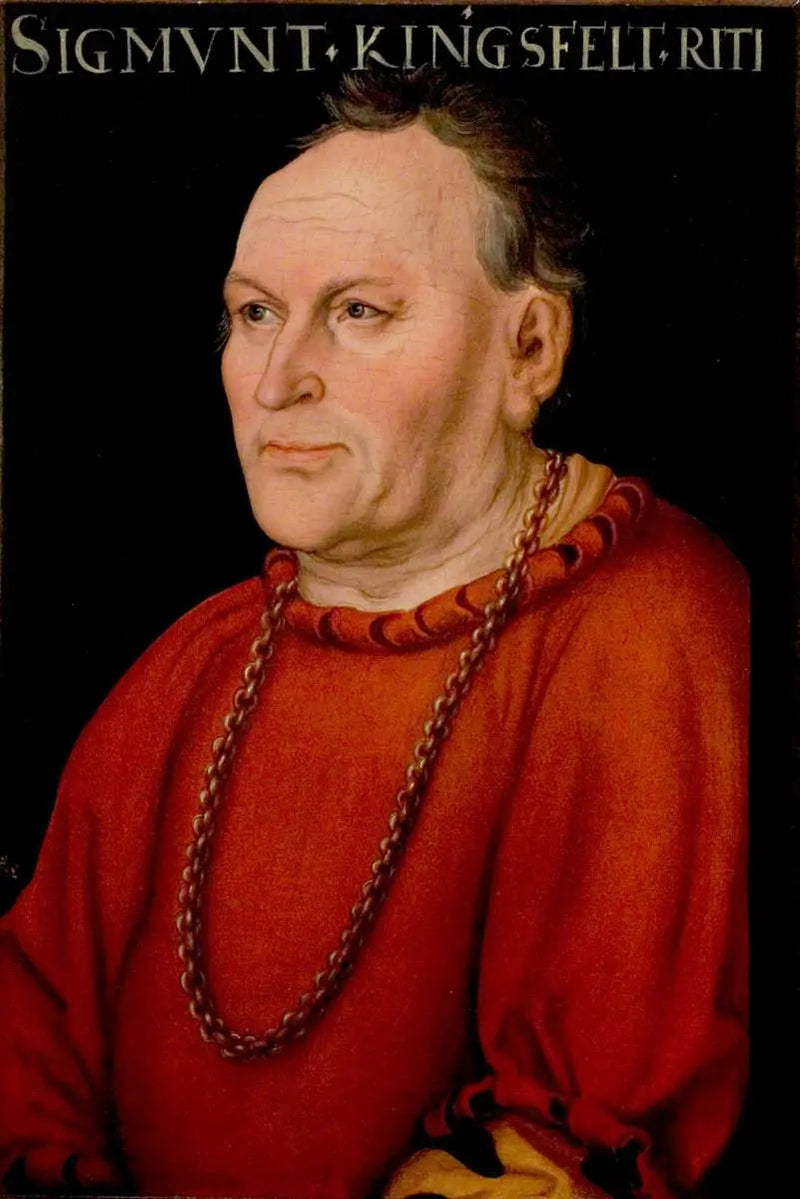 Retrato de Sigmund Kingsfelt - Lucas Cranach el Viejo