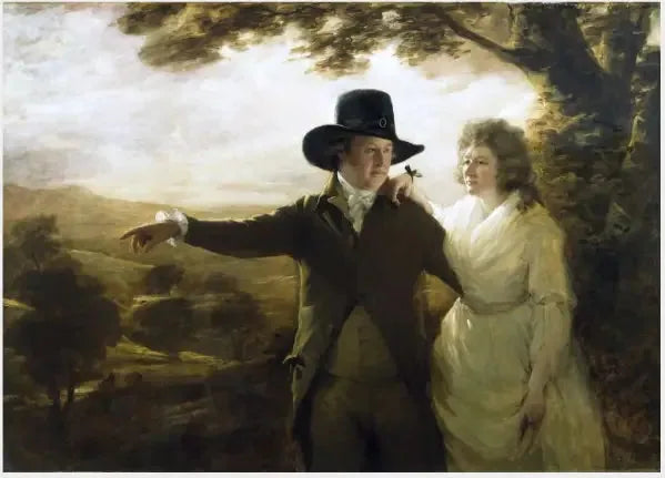 Retrato de Sir John y Lady Clerk de Penicuik - Henry Raeburn
