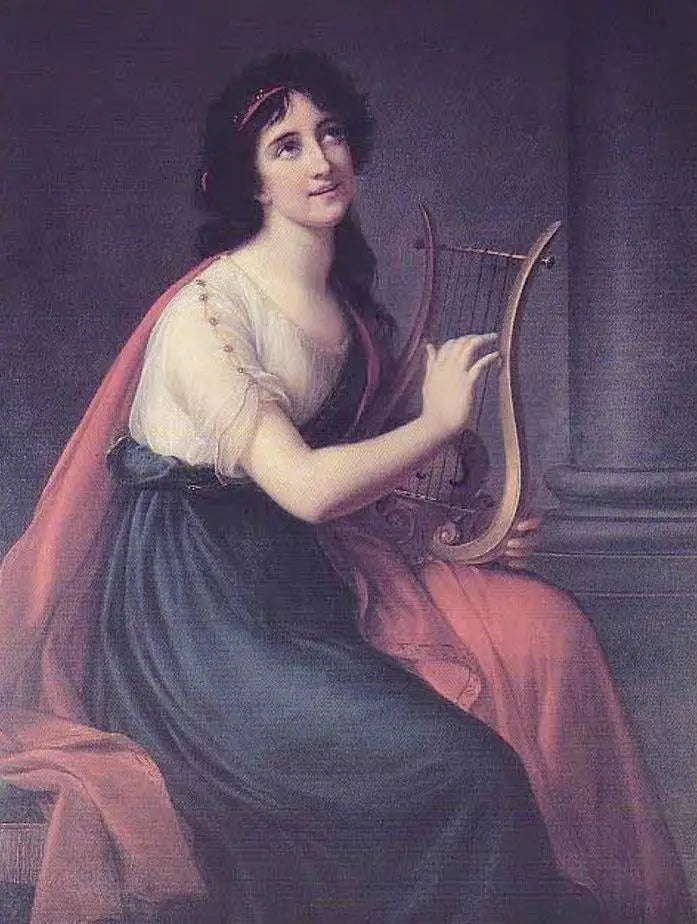 Retrato de Sophia Fries y Sappho - Élisabeth Vigée Le Brun