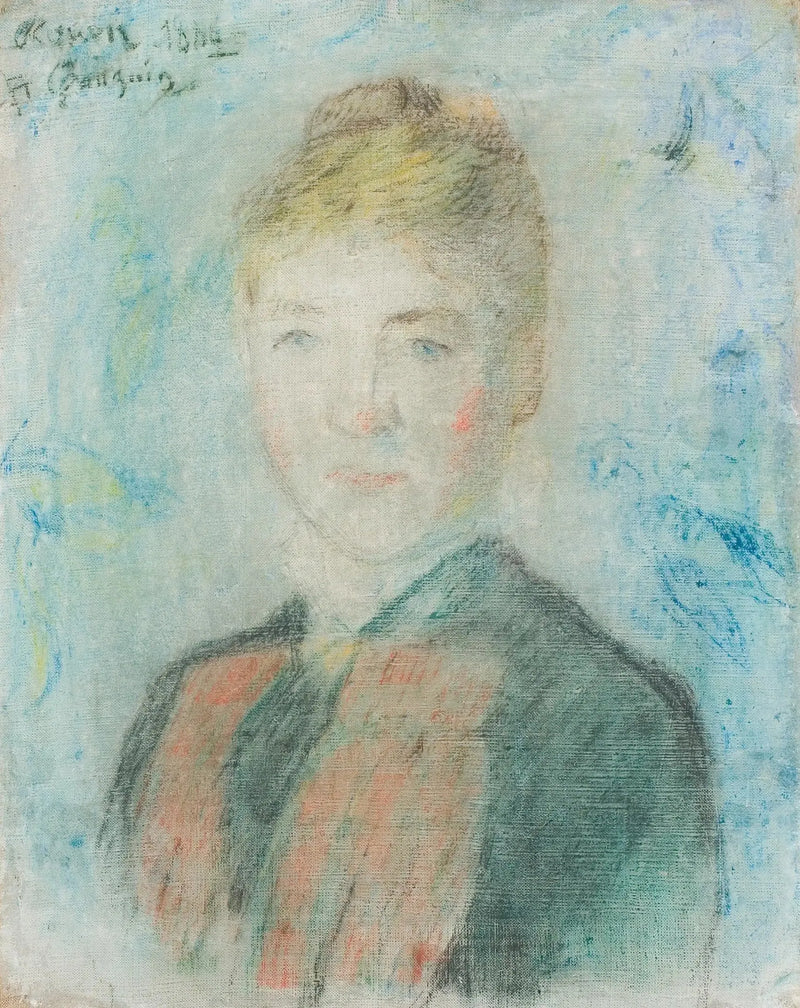 Retrato de Sophie Margrethe Manthey - Paul Gauguin