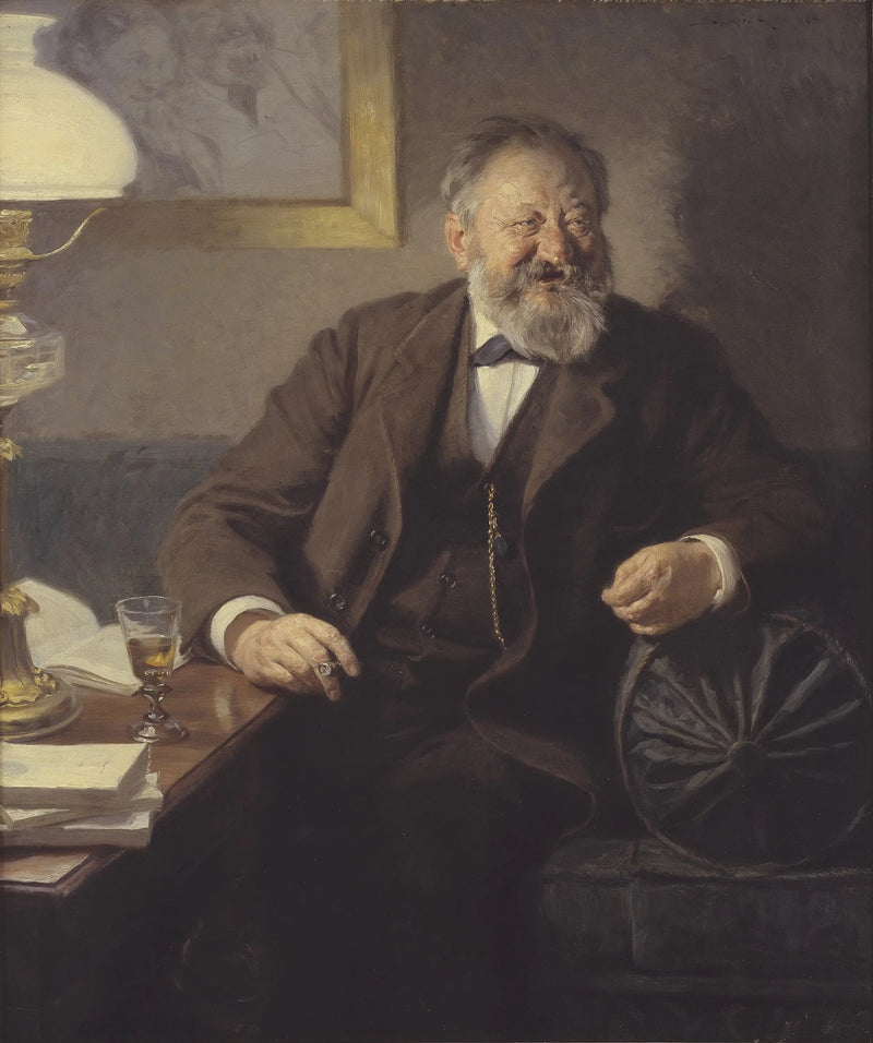 Retrato de Sophus Schandorph - Peder Severin Krøyer