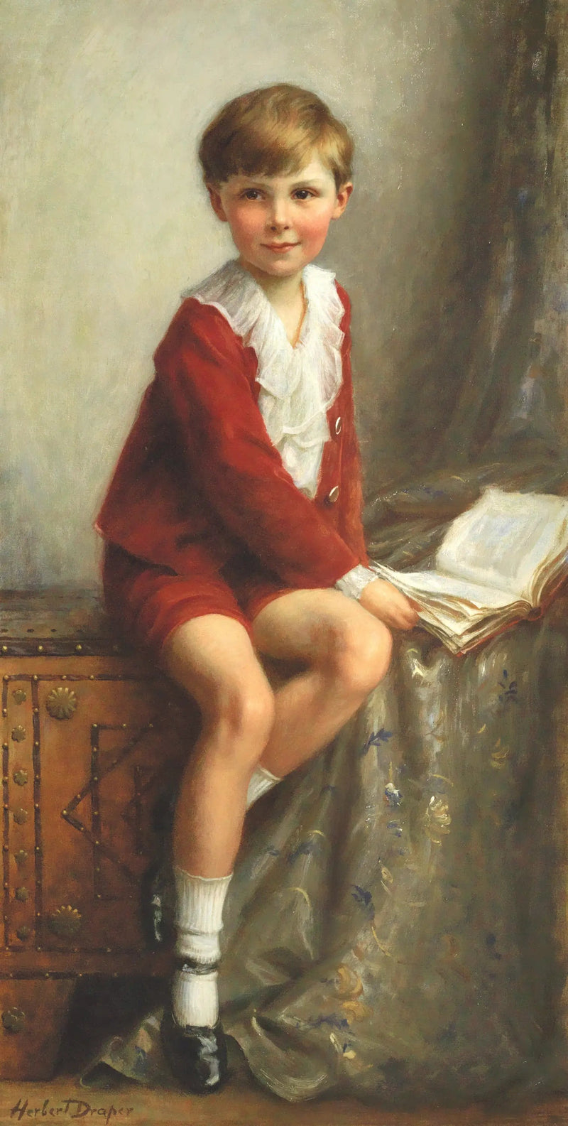 Retrato de Teddy - Herbert Draper