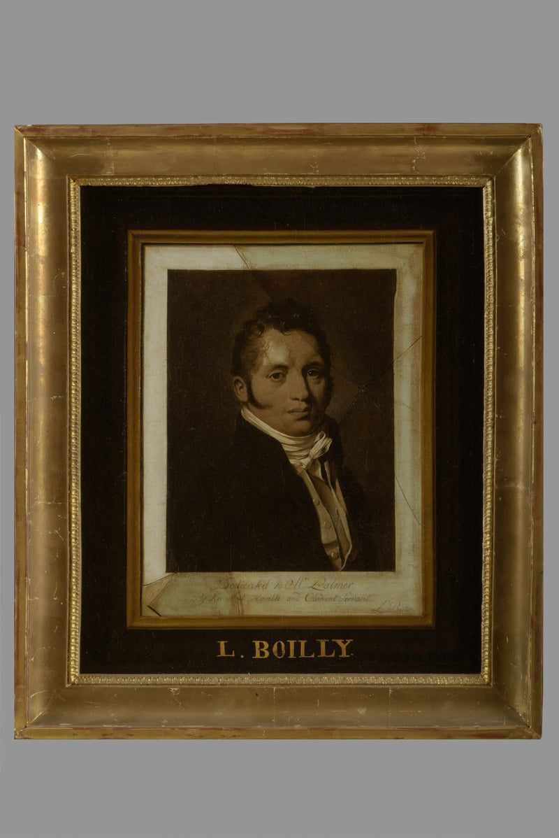 Retrato de Thomas Palmer, en trompe-l'œil - Louis-Léopold Boilly
