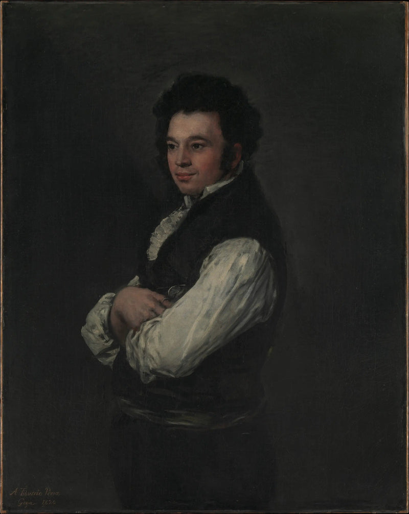 Retrato de Tiburcio Pérez y Cuervo, el arquitecto - Francisco de Goya
